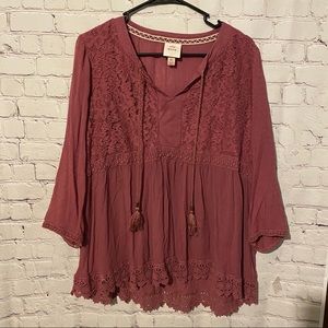 Knox Rose Shirt XL Pink Rose